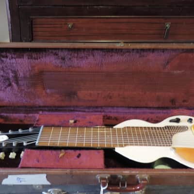 Eddie Alkire 10 string E-harp lapsteel (by Epiphone) c. 1948 image 2