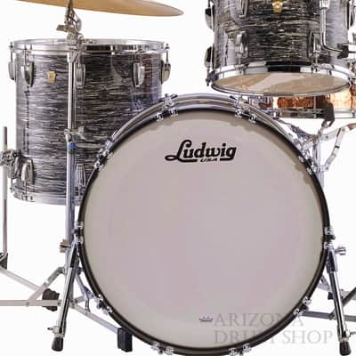 Ludwig Classic Maple FAB Vintage Black Oyster 3-piece Shell Pack 13/16/22 - NEW ! image 6