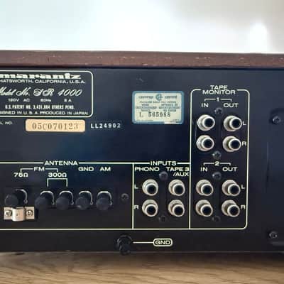 Marantz SR-4000 Vintage Stereo Receiver – Warm Classic Sound | Made in Japan image 4