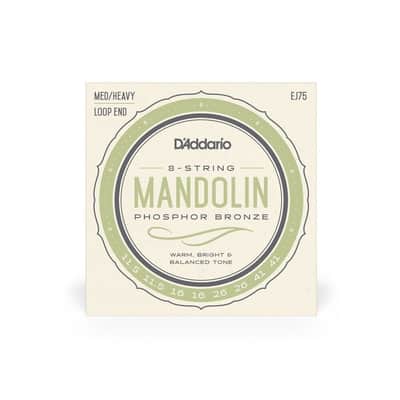 D'Addario 11.5-41 Medium/Heavy Phosphor Bronze 8 String Mandolin Strings - EJ75 image 3