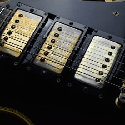 1982 Greco Mint Collection EGC57-60 Super Real Custom - Ebony - Les Paul Custom – Screamin’ PAFs, MIJ FujiGen, Super Real image 11