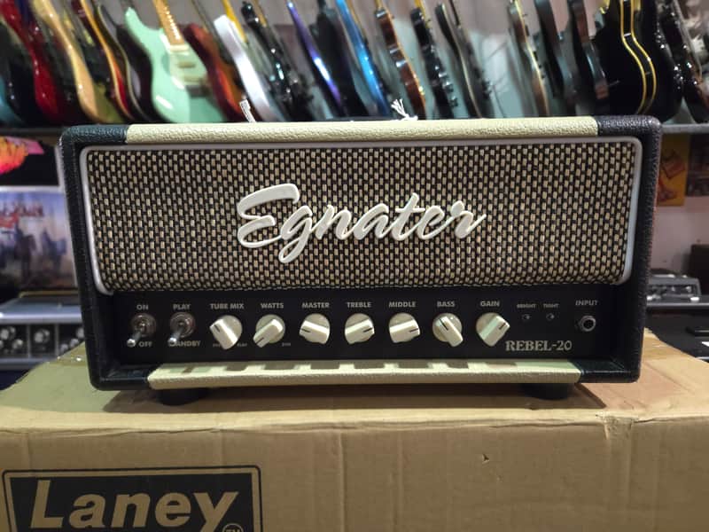 Egnater Rebel 20 20-Watt Guitar Amp Head 2008 - 2014 - Black / Blonde image 1