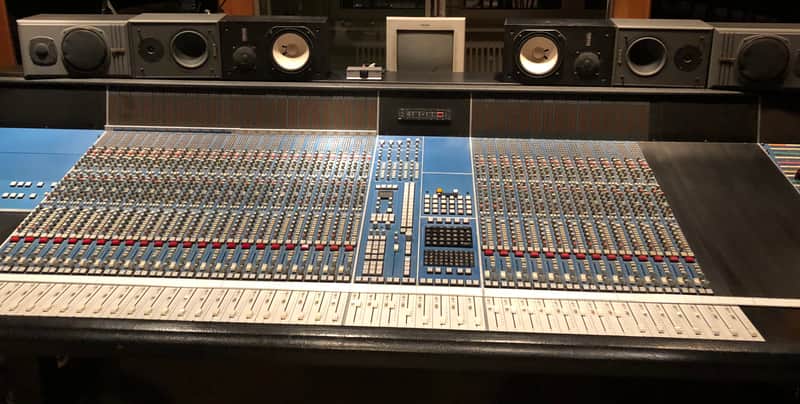 SSL Solid State Logic E 4000 blue top analog recording desk 92