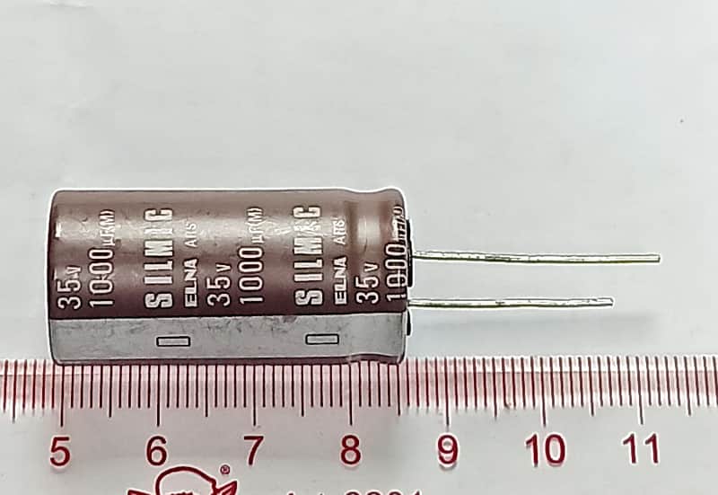 2 pieces ELNA SILMIC 1000uF 35V for audio electrolytic capacitor image 1