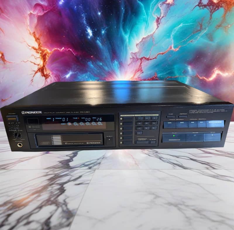 Pioneer Pd-m60 Multi Disc CD Player Black- New Belts Fully Tested Cleaned Nice!