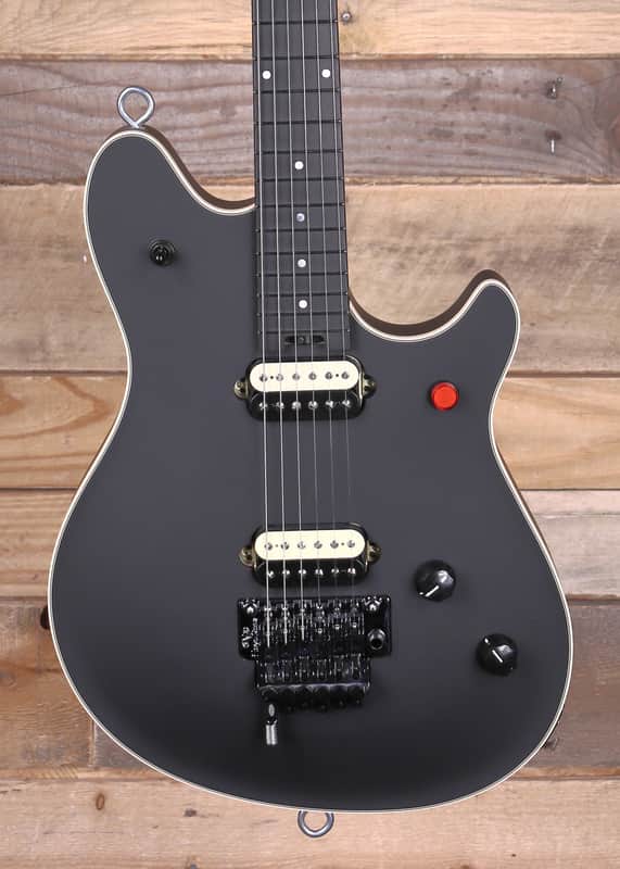 EVH Wolfgang USA Edward Van Halen Signature Electric Guitar Stealth Black w/ Case image 1
