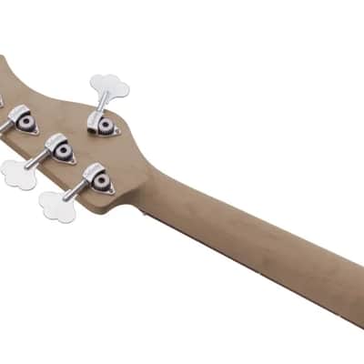 Sadowsky MetroExpress 21-Fret Vintage J/J Bass, Morado Fingerboard, Fretless, Lefthand, 5-String - Solid Black High Polish image 8