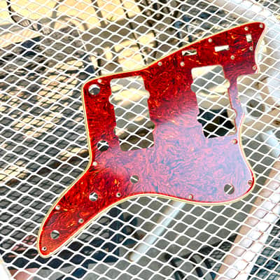 "Boots Aged" Vintage Style Fender Jazzmaster Pickguard Celluloid Tortoise Custom Relic'd image 7
