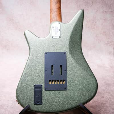 ERNIE BALL USA Music Man BFR Albert Lee Signature HSS "Seafoam Sparkle + Maple" (2021) image 15