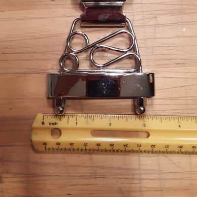 Unknown Bass Guitar Chrome Tailpiece for 4 String 2010s Chrome image 2