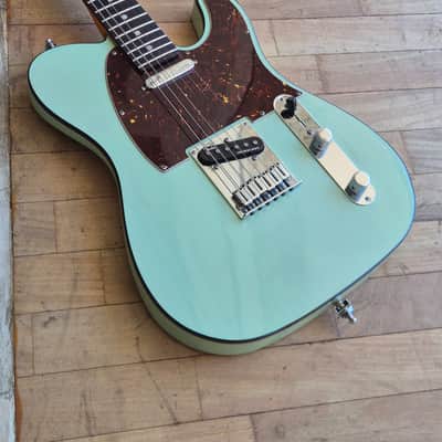 Fender American Ultra Luxe Telecaster 2022 - Transparent Surf Green image 4