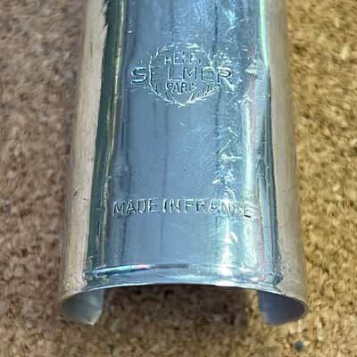 Vintage Selmer ‘404’ metal tenor saxophone ligature and mouthpiece cap set image 14