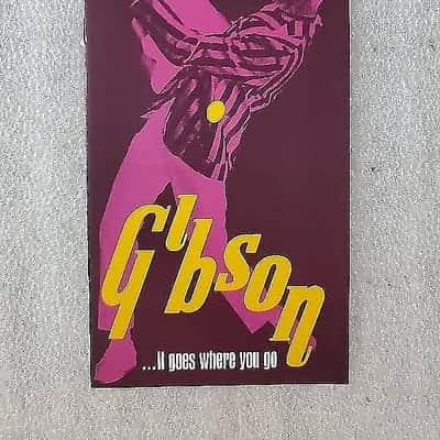 1968 Gibson "It Goes Where You Go" Color Brochure SG, ES-335, Hummingbird, J-50, ES 330 Amps Orig image 1