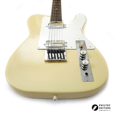 Hofner 175 II Tele e-guitar from 1972 in aged white (Restored, Vintage, Höfner) image 11