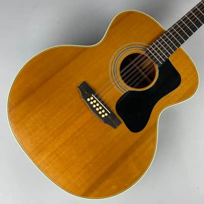 1974 Guild F212 - Natural Spruce top , Mahogany Back and sides .. USA Made Jumbo 12 String  W Original Hardshell case image 1