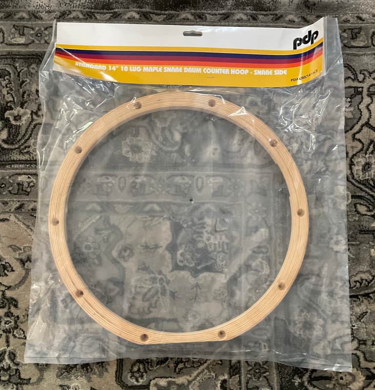PDP Standard 14” 10 Lug Maple Snare Drum Counter Hoop - Snare Side PDAXWH1410CR image 1