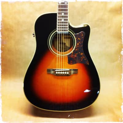 Epiphone Masterbilt DR-500MCE VS Sunburst image 2