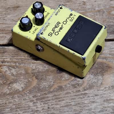 Boss SD-1 Super OverDrive (Black Label) 1981 - 1988 - Yellow image 2
