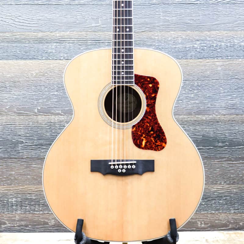 Guild BT-258E Deluxe Baritone Natural 8-String Jumbo Acoustic Electric Guitar image 1