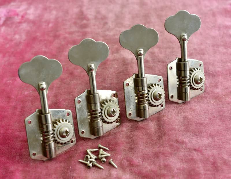 Vintage 1960's Fender P-bass Jazz Bass Tuner Set Complete! Pre-CBS Precision 1964 image 1