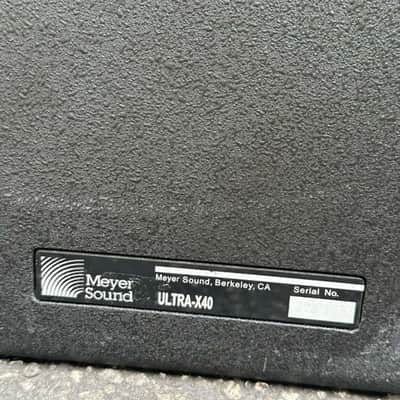 MEYER ULTRA-X40 WIDE COVERAGE LOUDSPEAKER (LOT OF 4) THS image 16