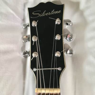 Vintage 1960's Teisco Silvertone 319.14459 Hollowbody Electric Guitar W/ Case image 8