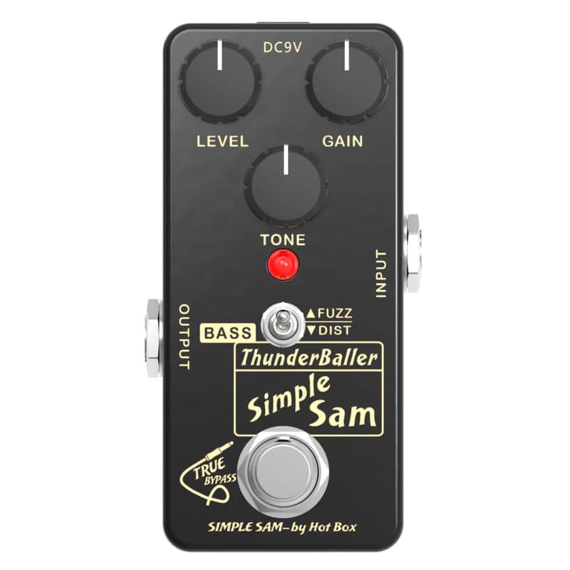Simple Sam ThunderBaller Bass Fuzz Guitar Effect Pedal Bypass Astounding Tone image 1