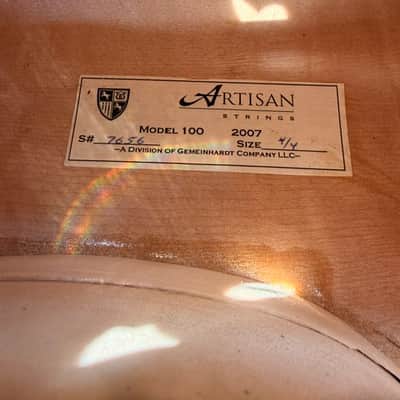 Artisan Strings Marcato Model 100 4/4 Cello 2006 7656 With Soft Case image 2