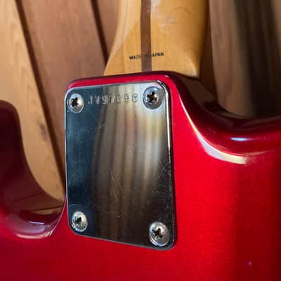 Fender Stratocaster JV 57-65 1984 Candy Apple Red image 3