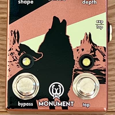 Walrus Audio Monument Harmonic Tap Tremolo V2 Coral / Black, In Stock Ships Fast ! image 3