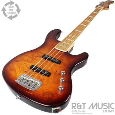 Cort GB99B Jazz Bass Guitar in Dark Burst image 1