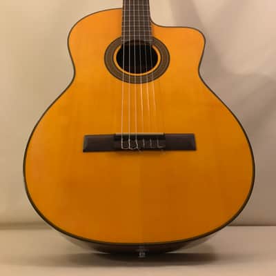 Takamine GC3CE NAT G Series Classical Nylon String Cutaway Acoustic/Electric Guitar Natural Gloss