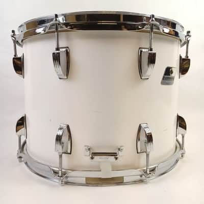 Ludwig Strider 10x14"White Cortex Snare Drum ++Aluminum Ring Parade/Marching P85 image 3