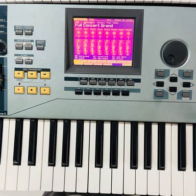 Yamaha Motif XS 7 Production Synthesizer 2000s - Gray