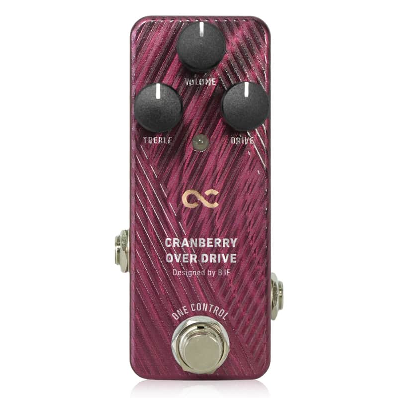 One Control Cranberry Overdrive OC-CBODn - Clean Boost / Light Distortion Effects Pedal for Electric Guitar - NEW! image 1