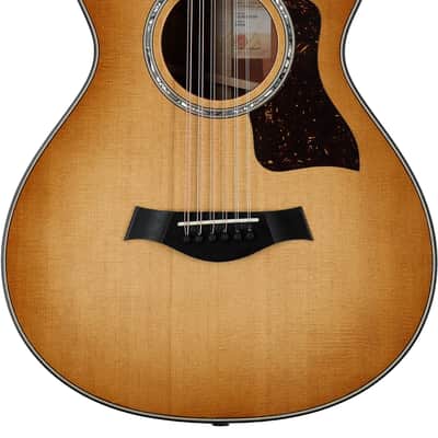 Taylor 552ce 12-Fret Urban Ironbark Grand Concert Acoustic-Electric Guitar (with Case), Shaded Edge Burst image 2