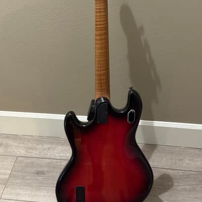 Ernie Ball Music Man StingRay HT with Maple Fretboard 2022 - 2024 - Raspberry Burst image 7