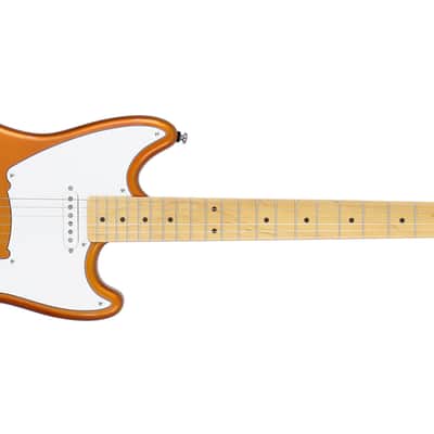 Rosenow Rapid Line 25.5" - Monarch Orange Metallic - Maple - Offset Body Electric Guitar image 3
