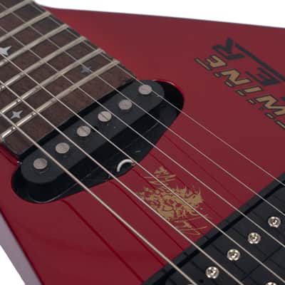 Erlewine Johnny Winter Lazer Red image 6