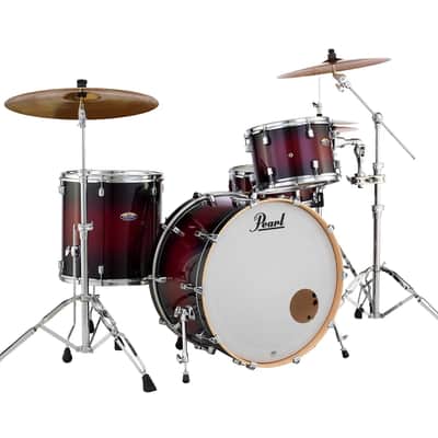 Pearl Decade Maple Gloss Deep Redburst Drums 24x14/13x9/16x16 3pc Shell Pack Drumset NEW Auth Dealer image 1