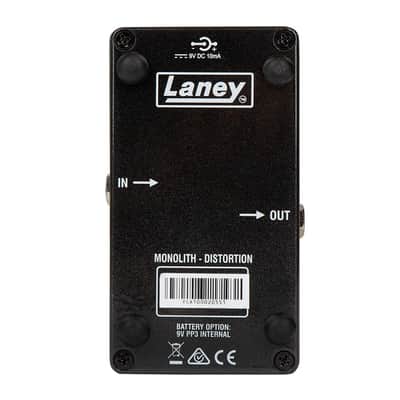 Mint Laney Black Country Customs Monolith Distortion Pedal - Made in England image 2