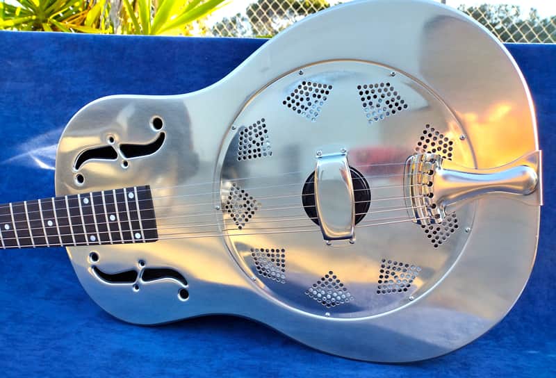 National Reso-Phonic NRP Steel 12 Fret Single Cone 2023 Rubbed Nickel image 1