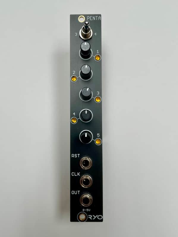 RYO Penta 5 step eurorack sequencer - Black image 1