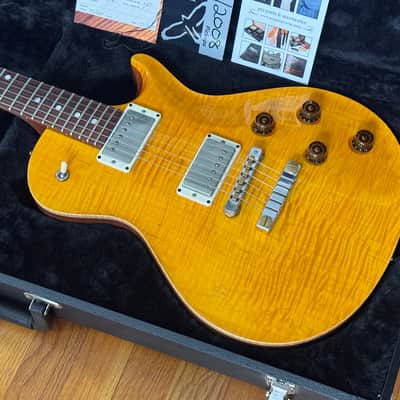 2012 PRS Stripped 58 SANTANA YELLOW East Indian FB - MASSIVE FLAMETOP 57/08 Pickups Les Paul Style Single Cut Hard to Find Color image 18