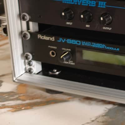 Roland JV-880 Multi Timbral Synthesizer Module 1992/98 + ALESIS MIDIVERB III image 5