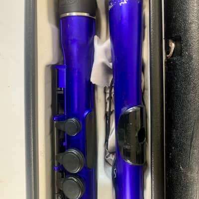 Nuvo Flute 2.0 Metallic blue with hard case image 2