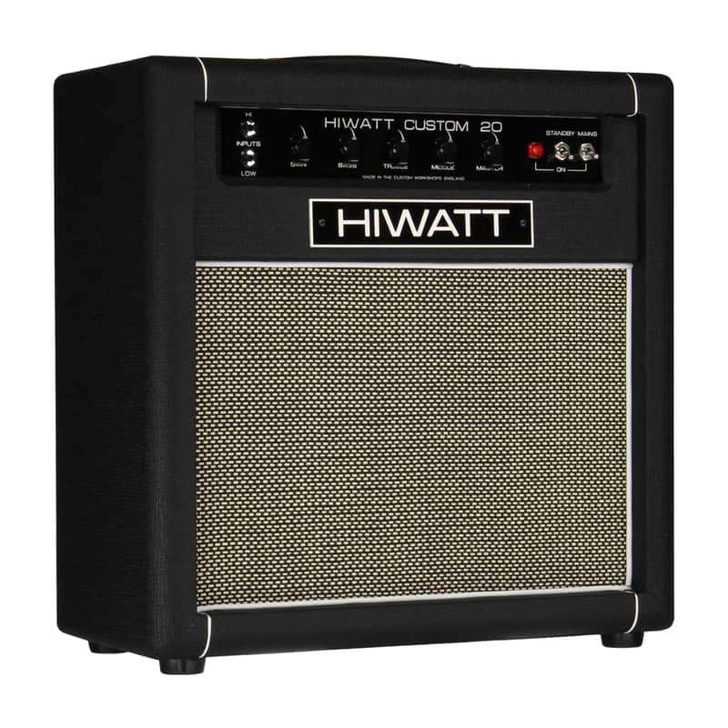 Hiwatt Custom Shop 20 Combo 20W 1x12 Combo Amplifier - Black image 1