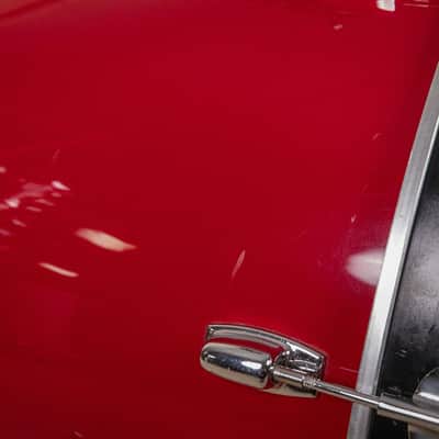 1980s Ludwig "Rocker" Red Cortex Drum Set image 18