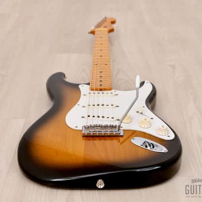2008 Fender Stratocaster ‘57 Vintage Reissue ST57-78TX Sunburst w/ USA Pickups & Tags, Japan CIJ image 10