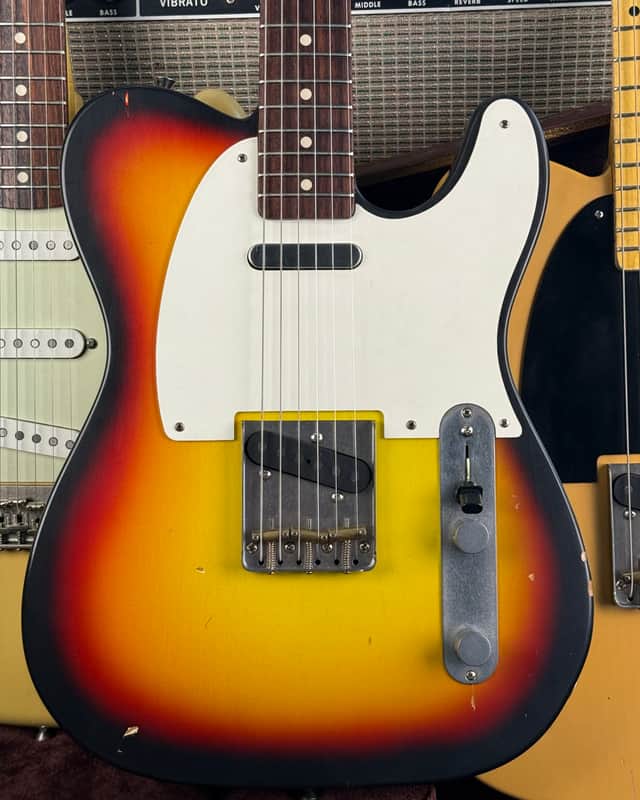 Nash Telecaster 59 RI Slab board rosewood neck - Sunburst image 1
